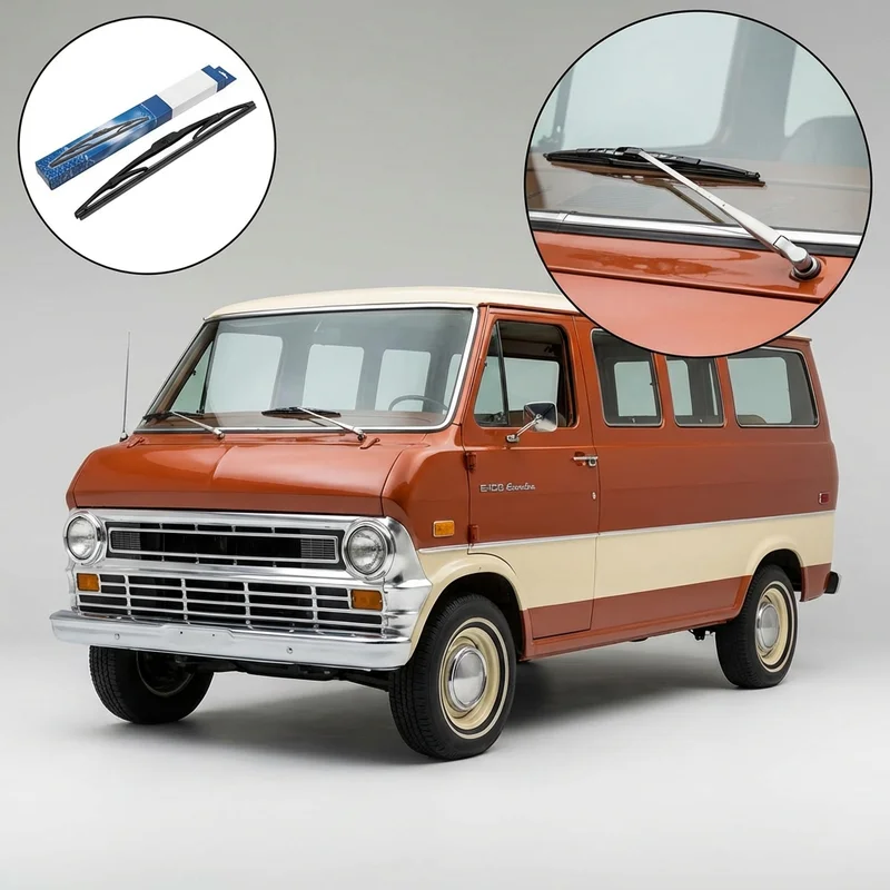 Driver Side Wiper Blade for Ford E-100 Econoline Club Wagon (1975 - 1983) - 1